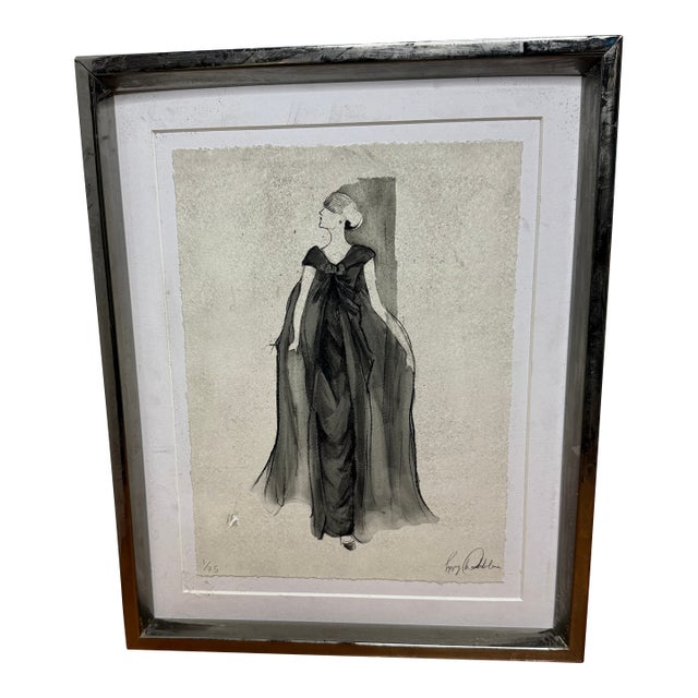 Poppy Waddilove Matted Framed Art Print W/Certificate Authenticity For Sale