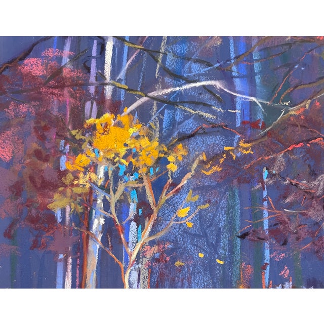 Impressionist Susan Glendenning Nocturne Landscape Pastel For Sale - Image 3 of 4