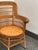 Woven Rattan Armchair, Vintage For Sale - Image 11 of 12