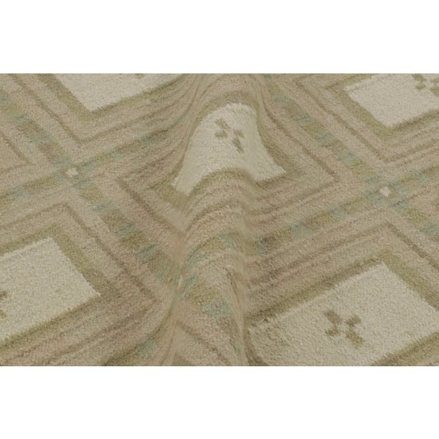 Contemporary Scandinavian Style Panel Geometric Rug by Rug & Kilim, India For Sale - Image 9 of 10