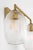 Contemporary Hable by Visual Comfort Studio Serafina 2-Light Vanity Sconce in Satin Brass Gold Finish For Sale - Image 3 of 5