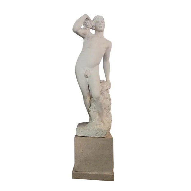 André Deluol, Standing Man, Stone Sculpture, 20th Century For Sale - Image 18 of 18
