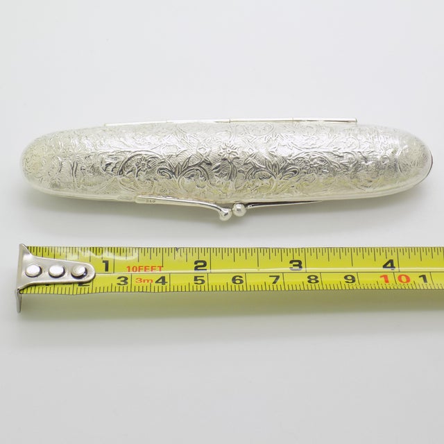 Vintage Italian Silver Box, 1970s For Sale - Image 11 of 12