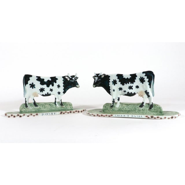 Maria Superior Porcelain Model of "Sweet Basil", a Model of a Cow For Sale - Image 15 of 16