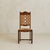 French Set of 6 French Rush + Oak Dining Chairs, 1940s For Sale - Image 3 of 9