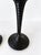 Small Dark Patinated Brass or Bronze Giacometti Style Table Lamps - Pair For Sale - Image 10 of 14