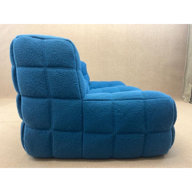 Blue Two-Seater Settee Sofa from Ligne Roset, 1980s For Sale - Image 8 of 18