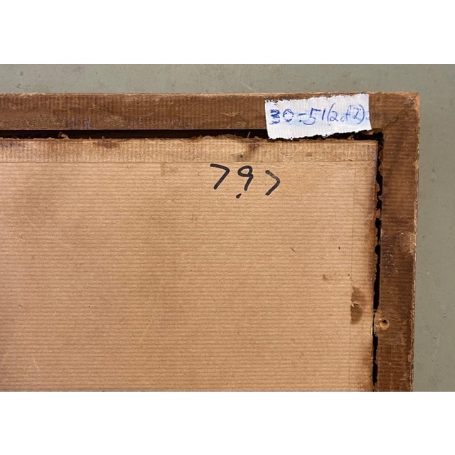 Mid 20th Century Pierre Jerome, Vibrant Floral Oil Painting Vase of Spring Flowers Pierre Jerome Ecole De Paris, c.1950's For Sale - Image 5 of 7