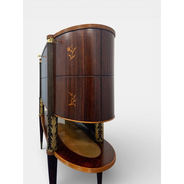 Mid-Century Italian Sideboard or Bar Cabinet by Pierluigi Colli, 1940s For Sale - Image 16 of 18