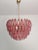 Glass Pink Alabaster Murano Glass Poliedri Chandelier, 1990s For Sale - Image 7 of 18