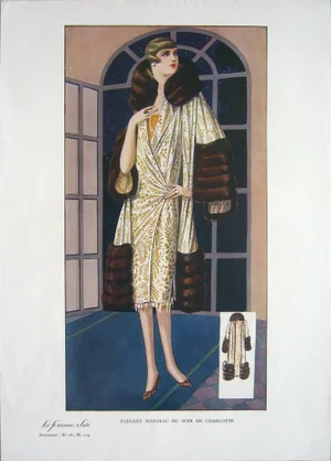 1920s Vintage Paris La Femme Chic 187 Print