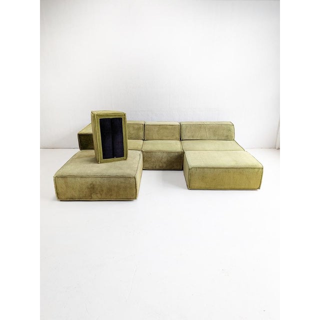 In the early 70's, sofa design shifted from practical to comfortable; exchanging straight and hard sitting for lounging...