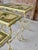 Light Yellow Vintage Hollywood Regency Monkey Mosaic Stacking Nesting Tables – Set of Three For Sale - Image 8 of 12