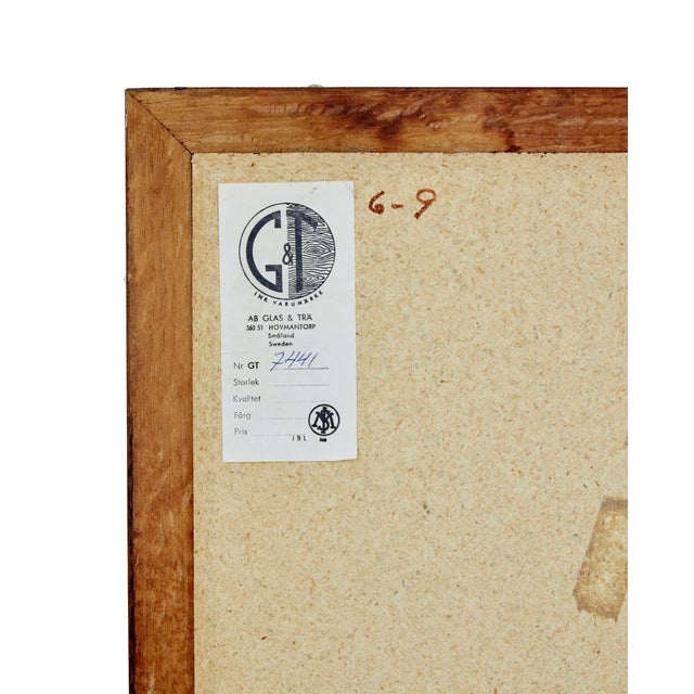 Scandinavian Mid-Century Wall Mirror from Glas and Tra, 1950s For Sale - Image 6 of 7