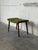 Green Fabric Ottoman With Walnut Legs Mid-Century Modern 1960s For Sale - Image 10 of 10