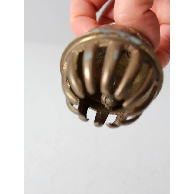 Antique Elephant Claw Bell For Sale - Image 6 of 10