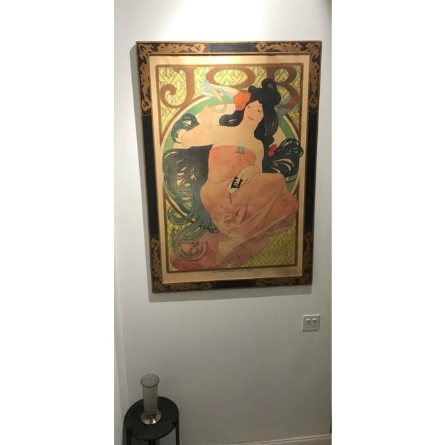 Alphonse Mucha Art Nouveau Alphonse Mucha Original Job Poster, 1898 For Sale - Image 4 of 13