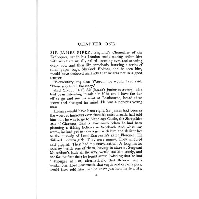 "Sunset at Blandings" 1977 Wodehouse, p.g. For Sale - Image 4 of 5