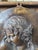 Antique Oval Bronze Bas-Relief Wall Plaque Portrait of a Nude Maiden For Sale In Los Angeles - Image 6 of 16