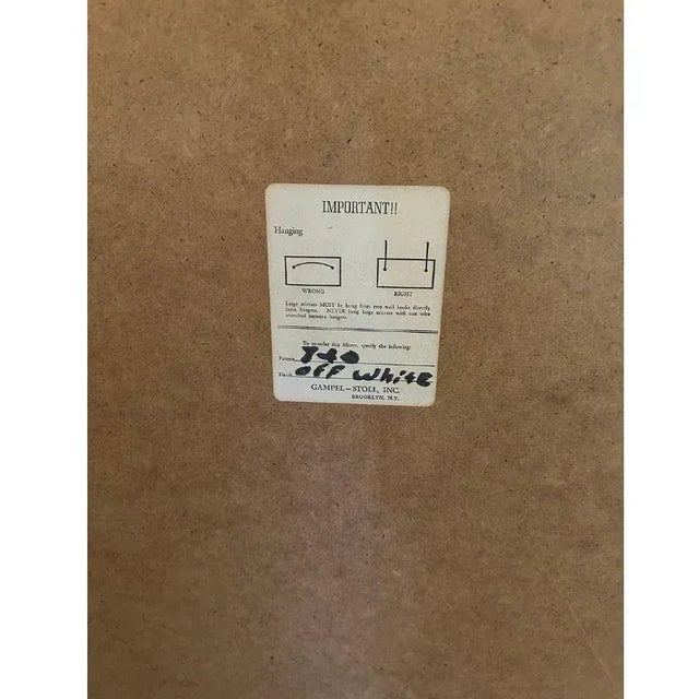 Bamboo, Palm Frond and Pineapple Motif Painted Mirror For Sale - Image 4 of 4