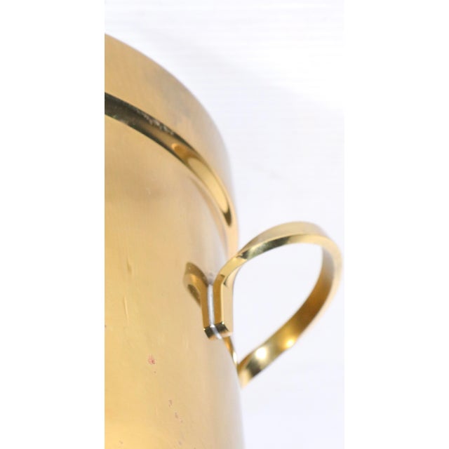 Mid-Century Modern Mid 20th Century Hollywood Regency F B Rodgers Brass Ice Bucket For Sale - Image 3 of 11