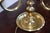 Empire Brass Bouillotte Lamps with Green Tole Shades, 1960s, Set of 2 For Sale - Image 10 of 11
