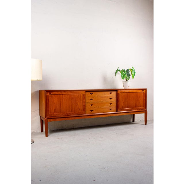 Mid-Century Modern Mid-Century Danish Teak Sideboard by H.W. Klein for Bramin, 1960s For Sale - Image 3 of 18