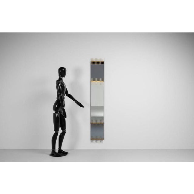 Italian Wall Mirror attributed to Ettore Sottsass for Santambrogio & de Berti, 1957 For Sale - Image 3 of 18