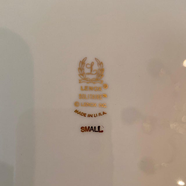 Lenox Solitaire Platters- a Pair For Sale - Image 9 of 11