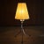 An atomic age table lamp, model b10, produced by the swedish manufacturer leco armatur ab in gothenburg during the 1950s....