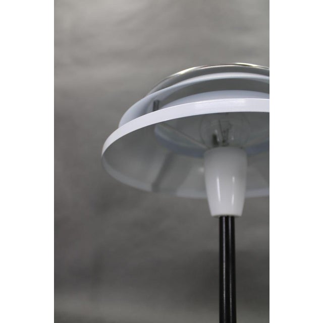 Metal Mid-Century Chrome Table Lamp attributed to Zukov, 1970s For Sale - Image 7 of 13