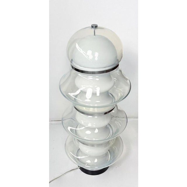 Mid-Century Modern Floor Lamp, In the style of Carlo Nason, Italy Up to 250V (Europe/UK Standard).The wiring of this item...