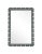 Contemporary Fleur Home Audubon Bamboo Sticks Rectangle Mirror in Gunmetal, 35.5x50.5 For Sale - Image 3 of 3