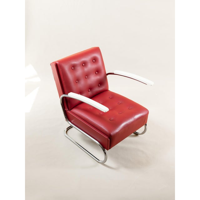 Functionalist Chairs by Hynek Gottwald, 1930s, Set of 2 For Sale - Image 4 of 9