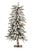 Add a touch of winter wonderland to your home with the LED Flocked Alpine Pencil Tree. Standing at 3 feet tall, this...