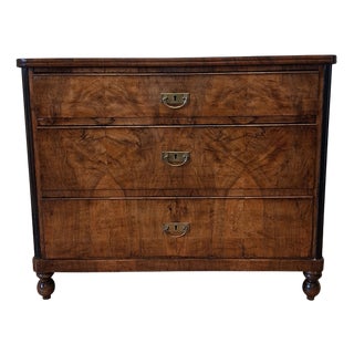 Vintage Biedermeier Chest of Drawers in Walnut, 1830s For Sale