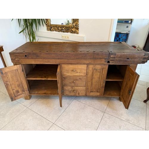 Historic Workbench Lectern, 1890s For Sale - Image 5 of 18