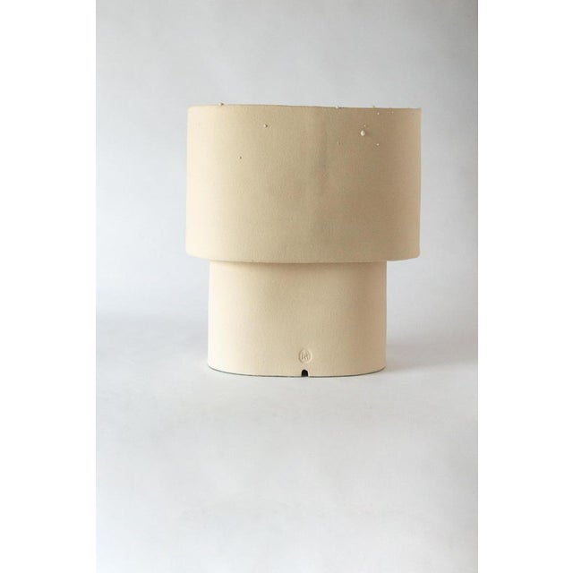 Large Table Lamp in Stoneware with Drops Effect Glaze by Lucas Huillet For Sale - Image 4 of 18