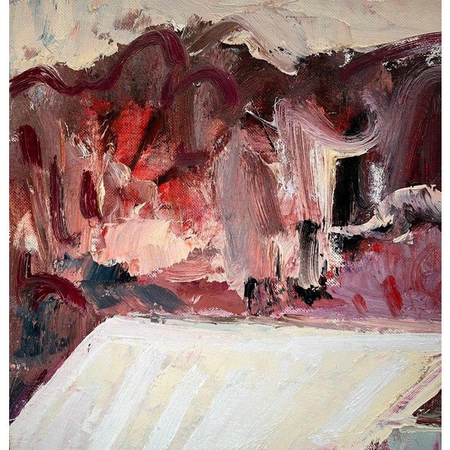 Jean Krille, Landscape 139, Oil on Canvas Board For Sale - Image 7 of 10