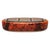 Art Deco "Roma" Bench With Bronze andWoven Leather, Handcrafted For Sale - Image 3 of 8