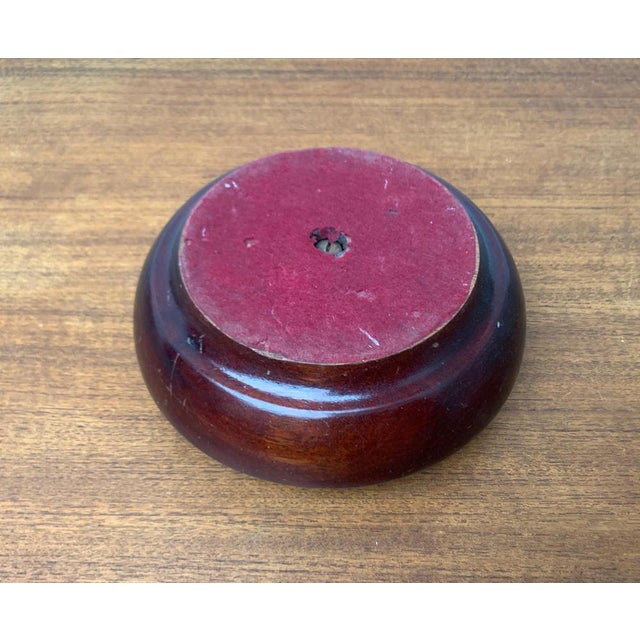 Mid-Century Auböck Style Wooden Bowl with Nutcracker Anvil, 1960s For Sale - Image 13 of 18