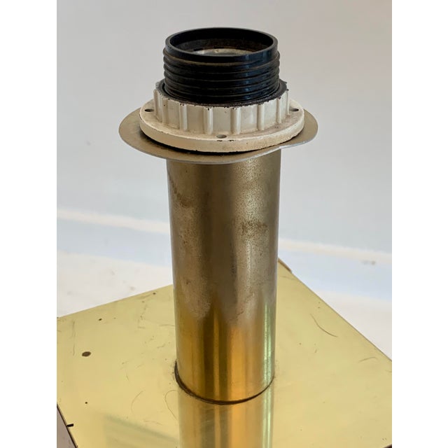 Tommaso Barbi 1970s Tommaso Barbi Brass Table Lamp, Italy For Sale - Image 4 of 6