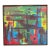 Vintage Mid Century Abstract Oil Painting For Sale