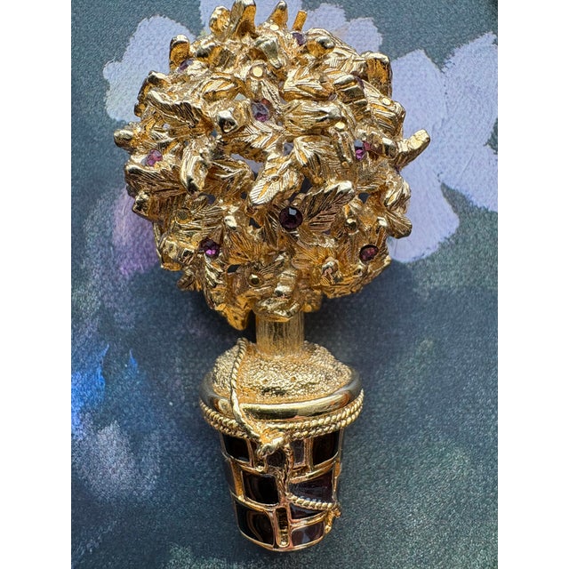 Vintage St. John topiary on Carolyn Misterek repro print in vintage wood frame. OOAK Thank you for your interest and...