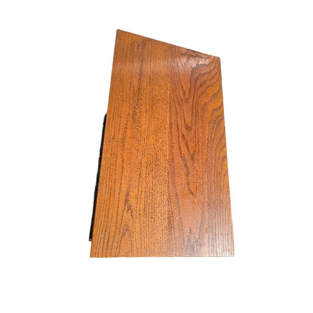 Late 20th Century Late 20th Century Broyhill Furniture Walnut Nightstand For Sale - Image 5 of 6