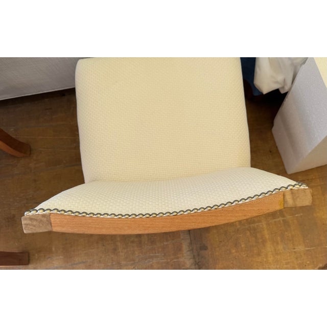 Teak Outdoor Shin Toaster Chair by Lee Industries, Pair For Sale - Image 9 of 12