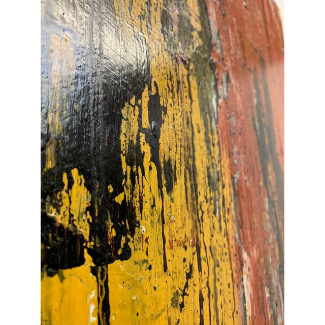 Mixed Media Painting on Board For Sale - Image 9 of 12