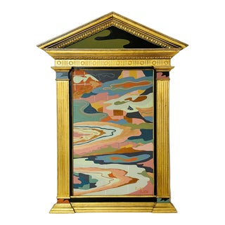 2022 "Temporary Cure for Existential Dread No. 40" Contemporary Colorful Landscape by Russ Rubin For Sale