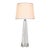 Solid Crystal Tower Table Lamp For Sale