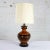 Mid 20th Century Mid Century Modern Lamp Large Brown and Black Bulbous Ceramic For Sale - Image 13 of 13